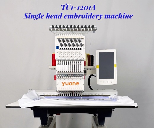 Why choose yuone TU1-1201A single head embroidery machine?